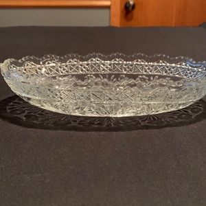 Crystal Oval Dish